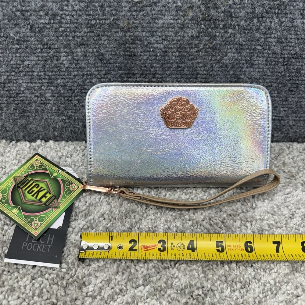 WICKED Glinda inspired iridescent tech wallet women's tech pocket